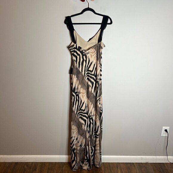 Joseph Ribkoff Y2K safari animal print maxi dress - Picture 4 of 6